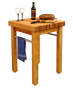 butcher block table